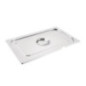 Couvercle inox GN 1/1 avec encoche Vogue