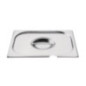 Couvercle inox GN 1/2 avec encoche Vogue