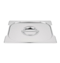 Couvercle inox GN 1/2 avec poignée Vogue