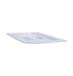 Couvercle translucide en polypropylène avec poignée pour bac GN 1/2  Cambro 