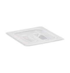 Couvercle translucide en polypropylène avec poignée pour bac GN 1/6  Cambro 