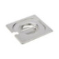 Couvercle inox avec encoche GN 1/6 Gastro M 