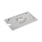 Couvercle inox avec encoche GN 1/4 Gastro M 