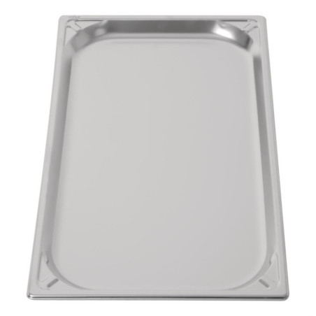 Bac inox 18/10 GN 1/1 professionnel Vogue 20mm