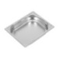 Bac inox 18/10 GN 1/2 professionnel Vogue 65mm