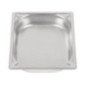 Bac inox 18/10 GN 1/2 professionnel Vogue 65mm