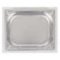 Bac inox 18/10 GN 1/2 professionnel Vogue 65mm
