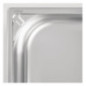 Bac inox 18/10 GN 1/2 professionnel Vogue 65mm