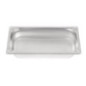 Bac inox 18/10 GN 1/3 professionnel Vogue 65mm
