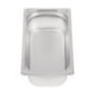 Bac inox 18/10 GN 1/3 professionnel Vogue 100mm
