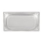 Bac inox 18/10 GN 1/3 professionnel Vogue 100mm