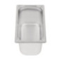 Bac inox 18/10 GN 1/3 professionnel Vogue 150mm