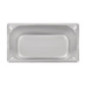 Bac inox 18/10 GN 1/3 professionnel Vogue 200mm