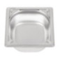 Bac inox 18/10 GN 1/6 professionnel Vogue 65mm
