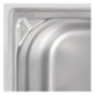 Bac inox 18/10 GN 1/6 professionnel Vogue 100mm