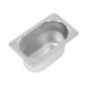 Bac inox 18/10 GN 1/9 professionnel Vogue 100mm