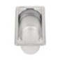 Bac inox 18/10 GN 1/9 professionnel Vogue 100mm