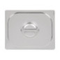Couvercle inox 18/10 professionnel Vogue GN 1/2