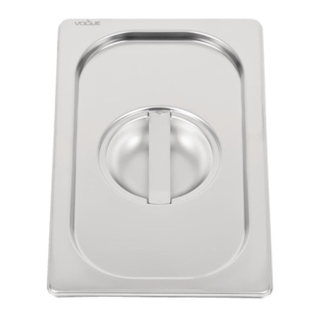 Couvercle inox 18/10 professionnel Vogue GN 1/4