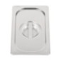 Couvercle inox 18/10 professionnel Vogue GN 1/4