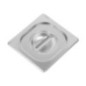 Couvercle inox 18/10 professionnel Vogue GN 1/6