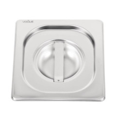 Couvercle inox 18/10 professionnel Vogue GN 1/6