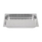 Bac inox 18/10 perforé GN 1/1 professionnel Vogue 65mm