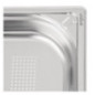 Bac inox 18/10 perforé GN 1/1 professionnel Vogue 65mm