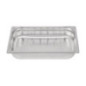 Bac inox 18/10 perforé GN 1/1 professionnel Vogue 100mm