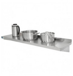 Etagère murale en acier inoxydable Vogue 1800mm
