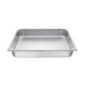 Bac Gastronorme inox GN 2/1 100mm Vogue