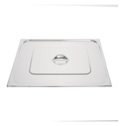 Couvercle GN 2/1 inox double Vogue