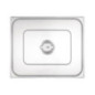 Couvercle GN 2/1 inox double Vogue