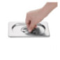 Couvercle GN 1/4 inox Vogue