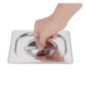 Couvercle GN 1/6 inox Vogue
