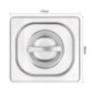 Couvercle GN 1/6 inox Vogue