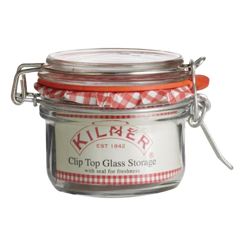 Bocal à conserves avec clip Kilner 125ml