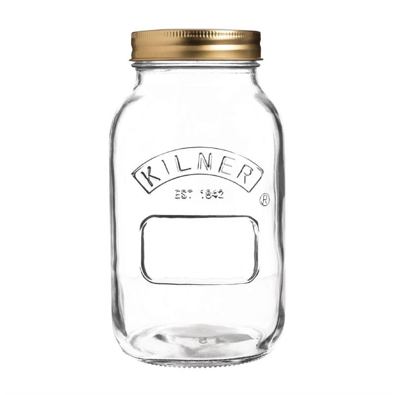 Bocal à conserves couvercle vis Kilner 1L