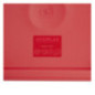 Couvercle carré rouge moyen Hygiplas