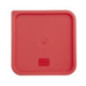 Couvercle carré rouge grand Hygiplas