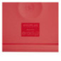 Couvercle carré rouge grand Hygiplas