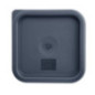 Couvercle carré bleu petit Hygiplas