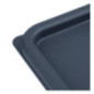 Couvercle carré bleu grand Hygiplas