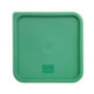Couvercle carré vert grand Hygiplas
