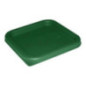 Couvercle carré vert grand Hygiplas