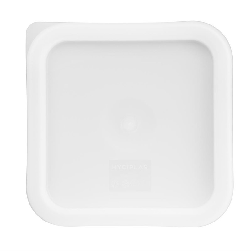 Couvercle carré blanc petit Hygiplas