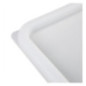 Couvercle carré blanc moyen Hygiplas