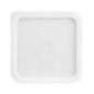 Couvercle carré blanc moyen Hygiplas
