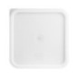 Couvercle carré blanc grand Hygiplas