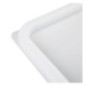 Couvercle carré blanc grand Hygiplas
